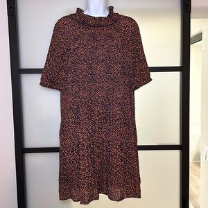 Ruffle bouncy flow mini dress